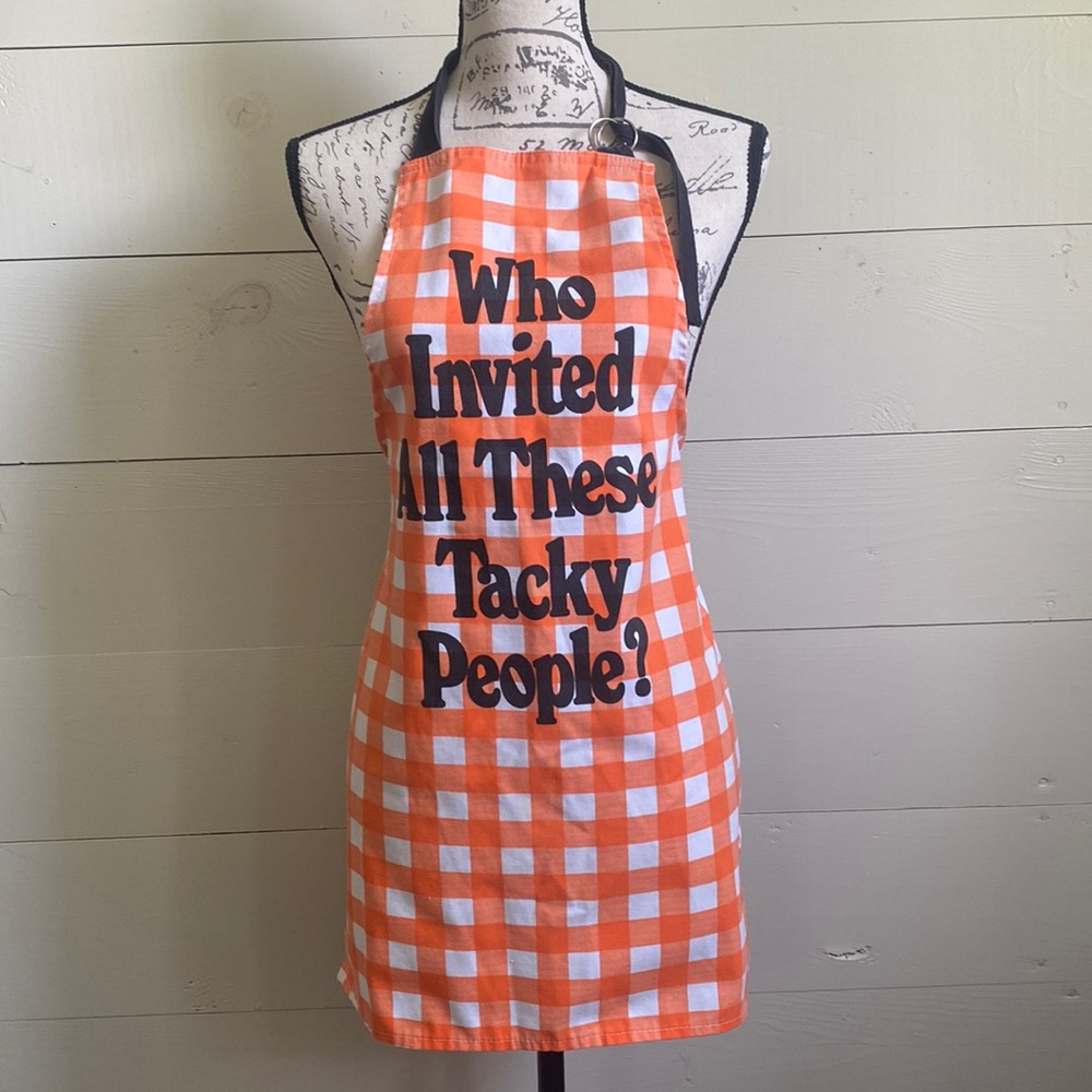 Funky and funny vintage apron.
